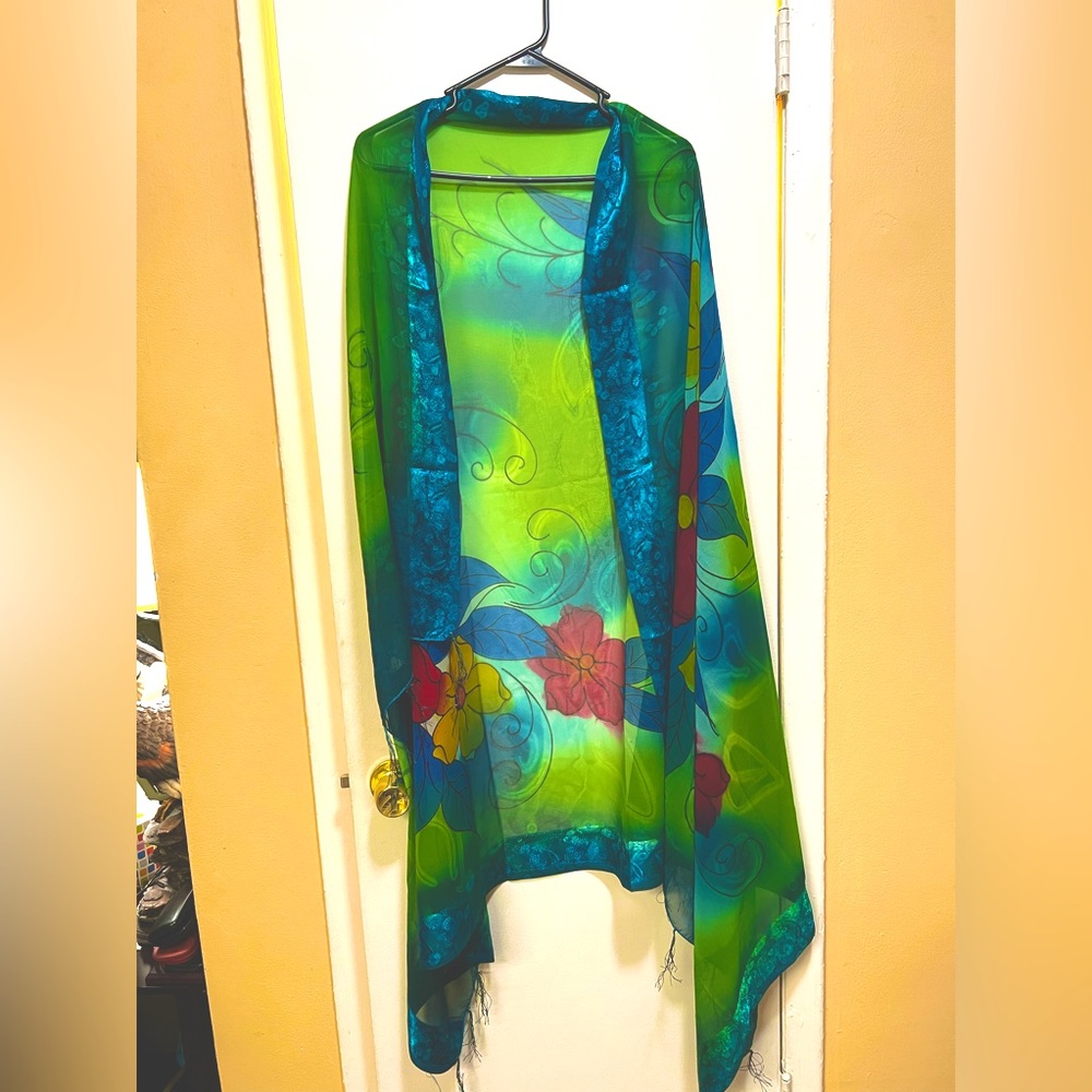 Beautiful Colored  wrap/ sarong Never used